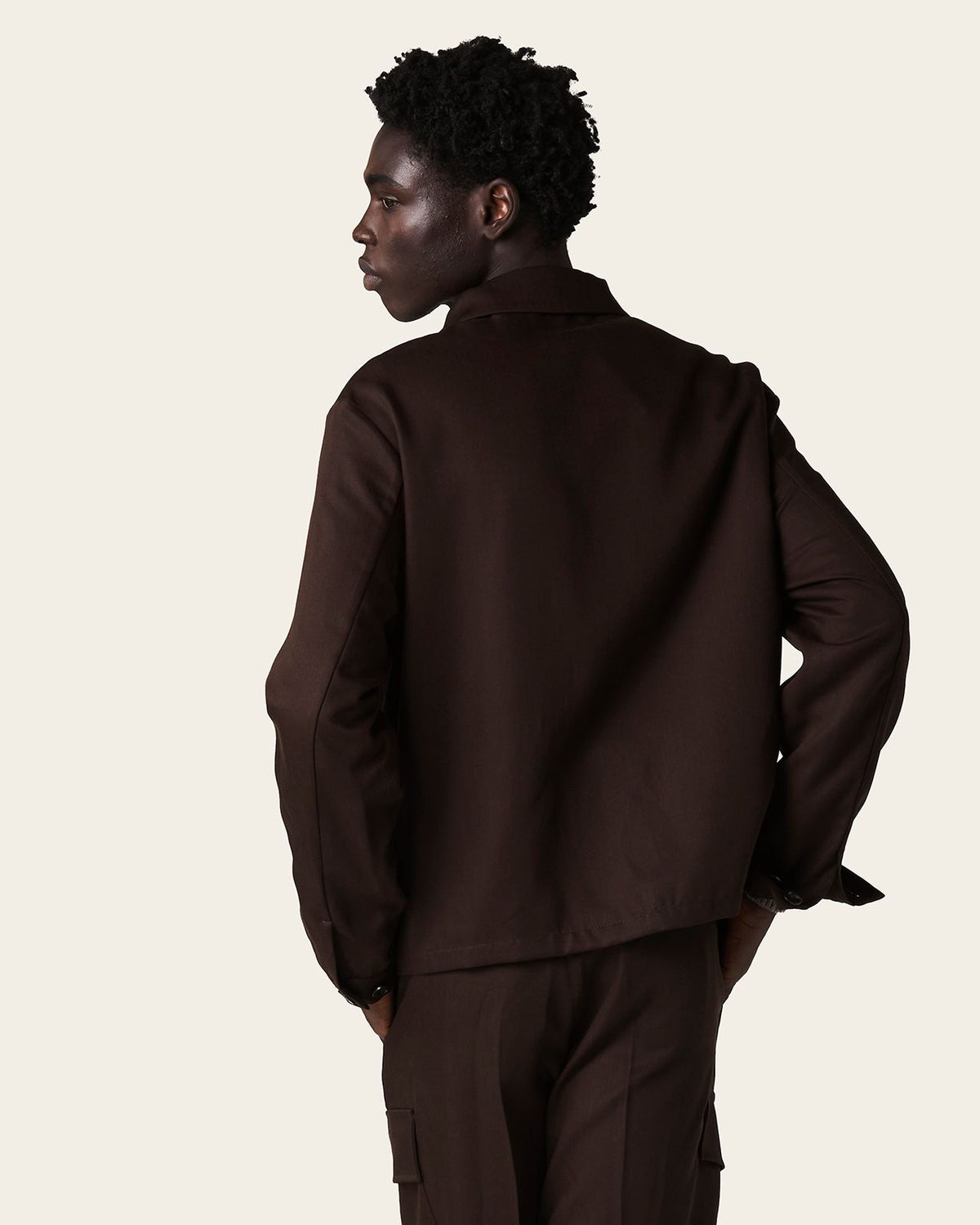 Sarto Tailored Jacket Espresso Brown