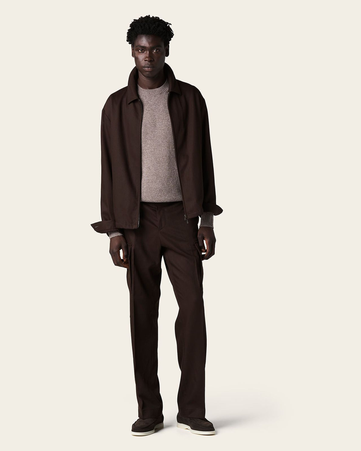 Sarto Tailored Jacket Espresso Brown