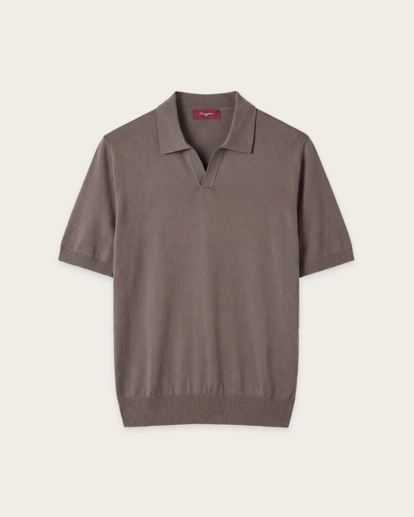 Seamless Polo Shirt Autumn Brown