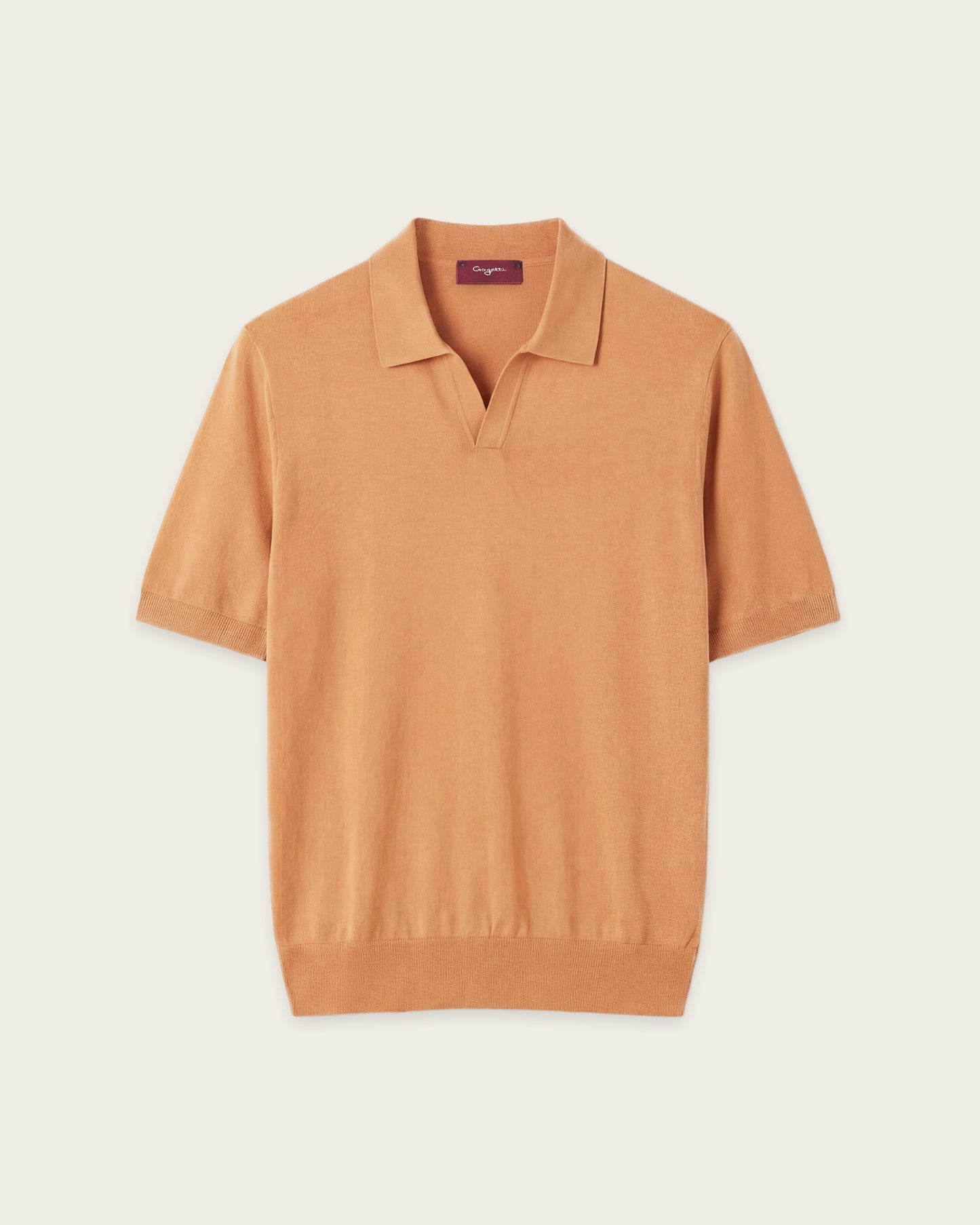 Seamless Polo Shirt Burnt Orange