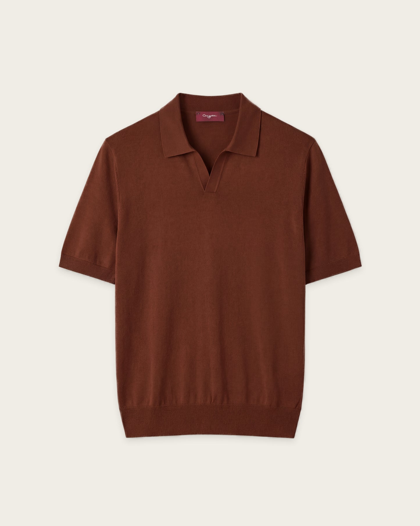 Seamless Polo Shirt Canyon Rust