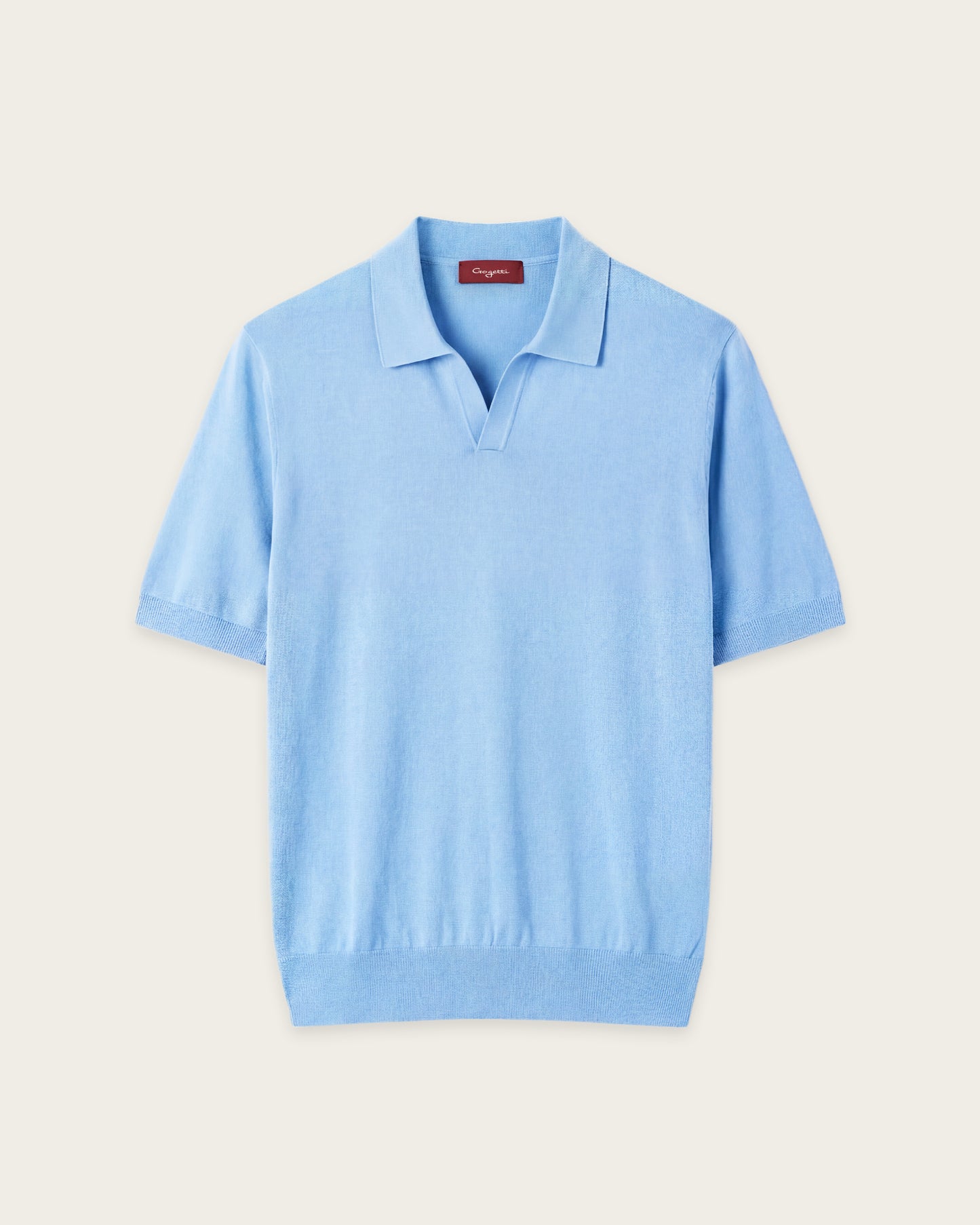 Seamless Polo Shirt Cloud Blue
