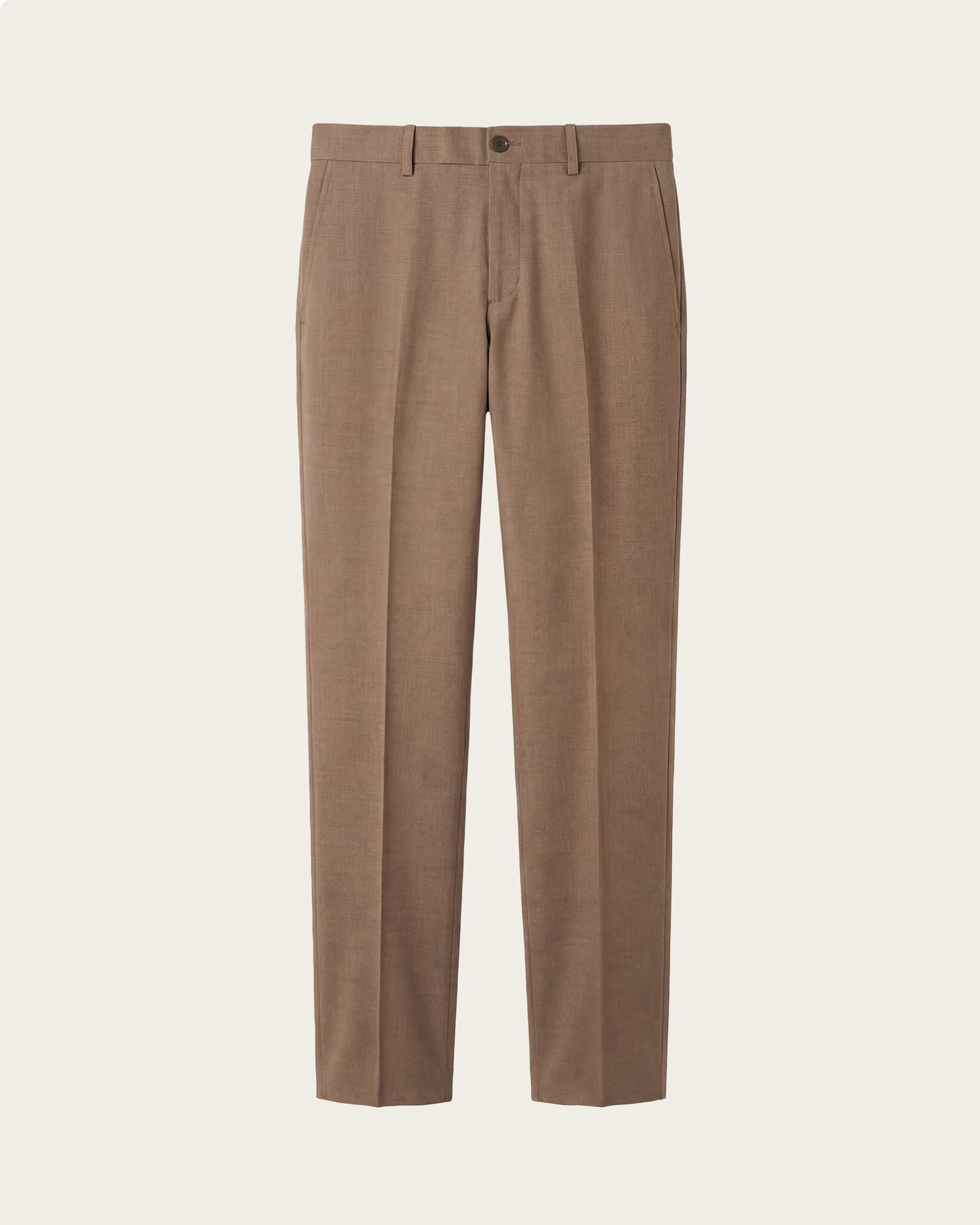 Slim Fit Tailored Trousers Autumn Brown