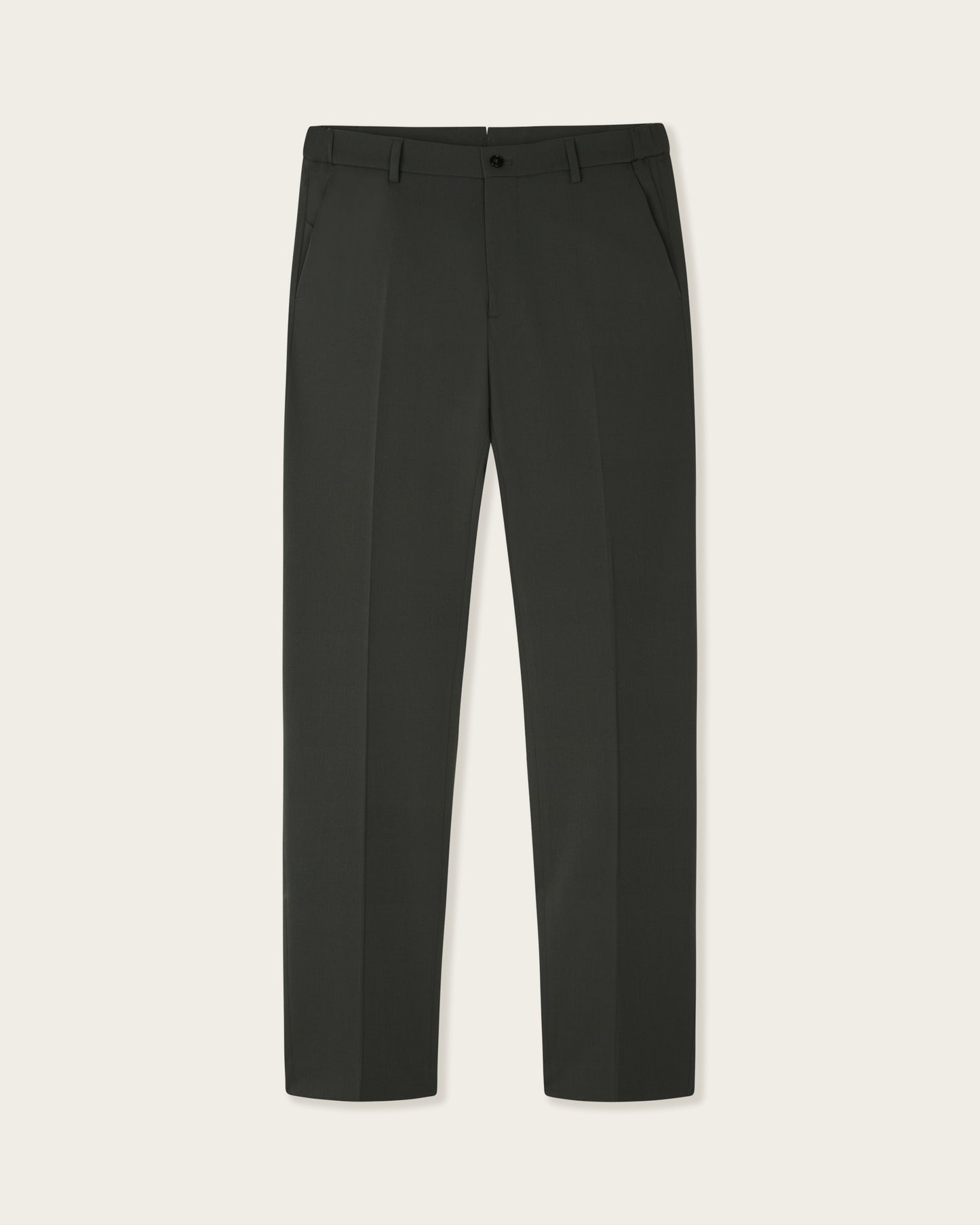 Slim Tailored Trousers Olive Green