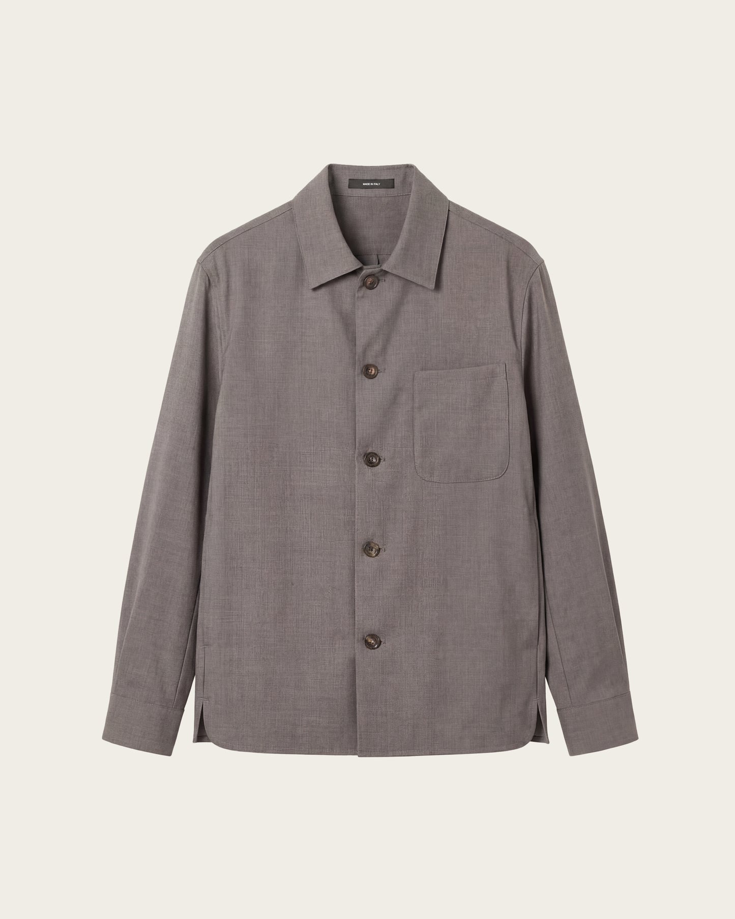 Tailored Overshirt Greige