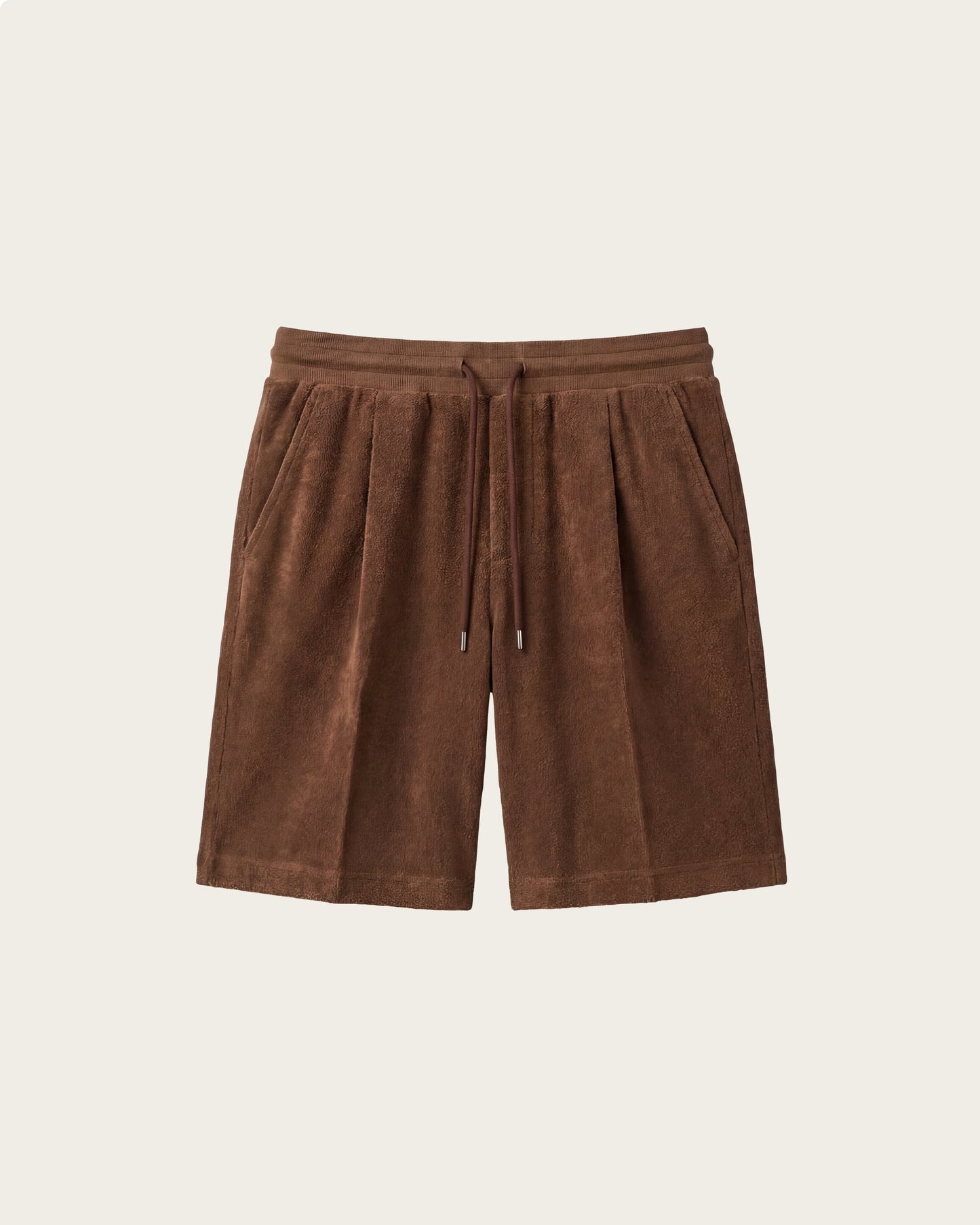 Terry Cloth Bermuda Autumn Brown