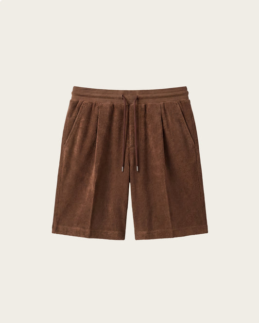 Terry Cloth Bermuda Autumn Brown