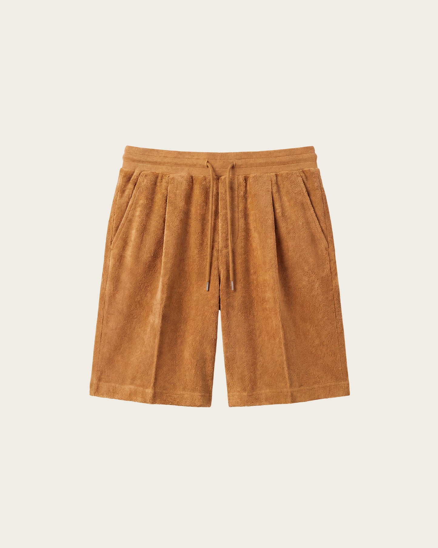 Terry Cloth Bermuda Burnt Orange