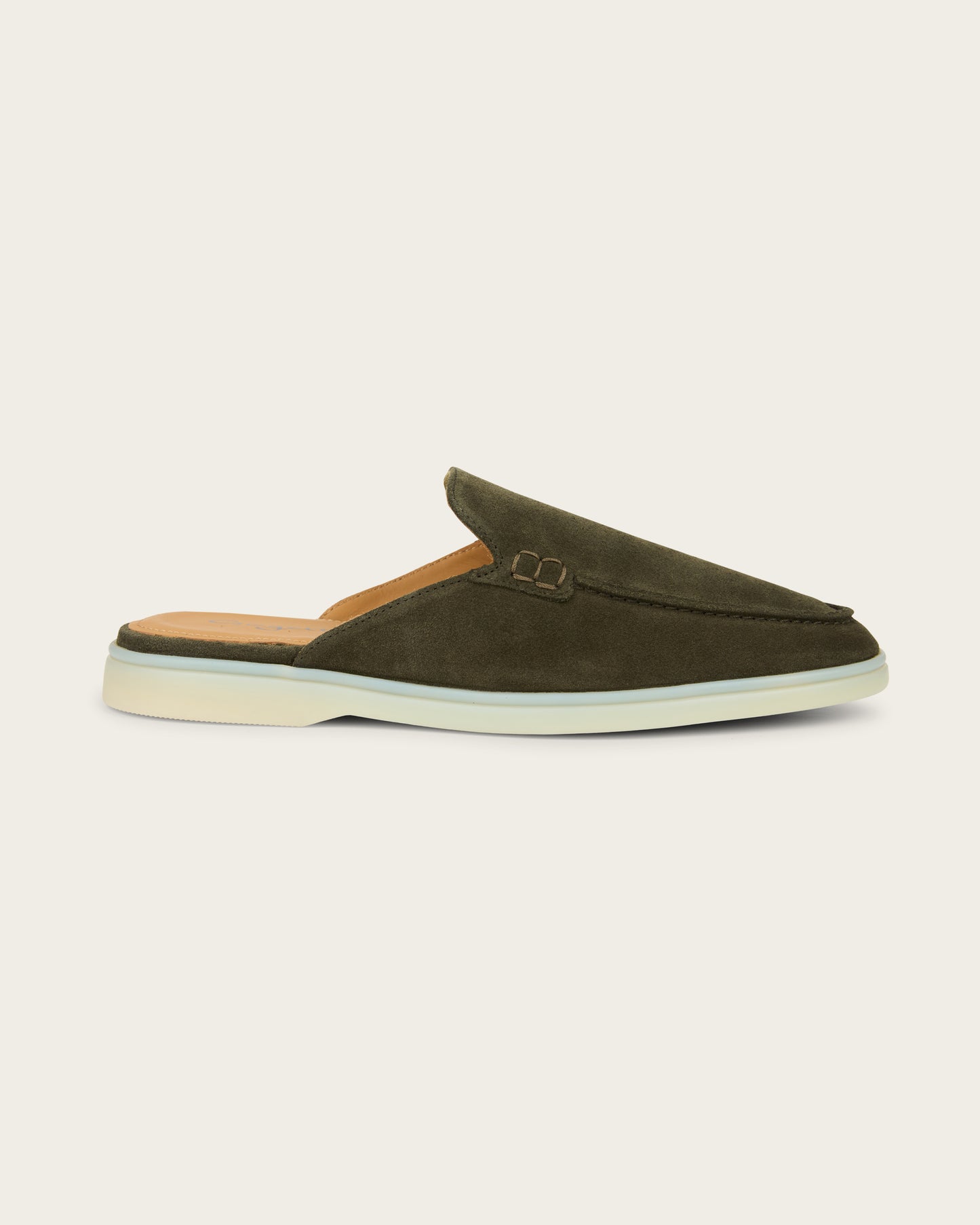 Velour Slip-on Olive green