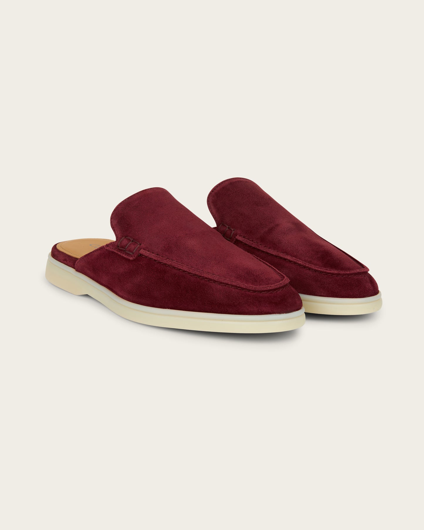 Velour Slip-on Wine Red