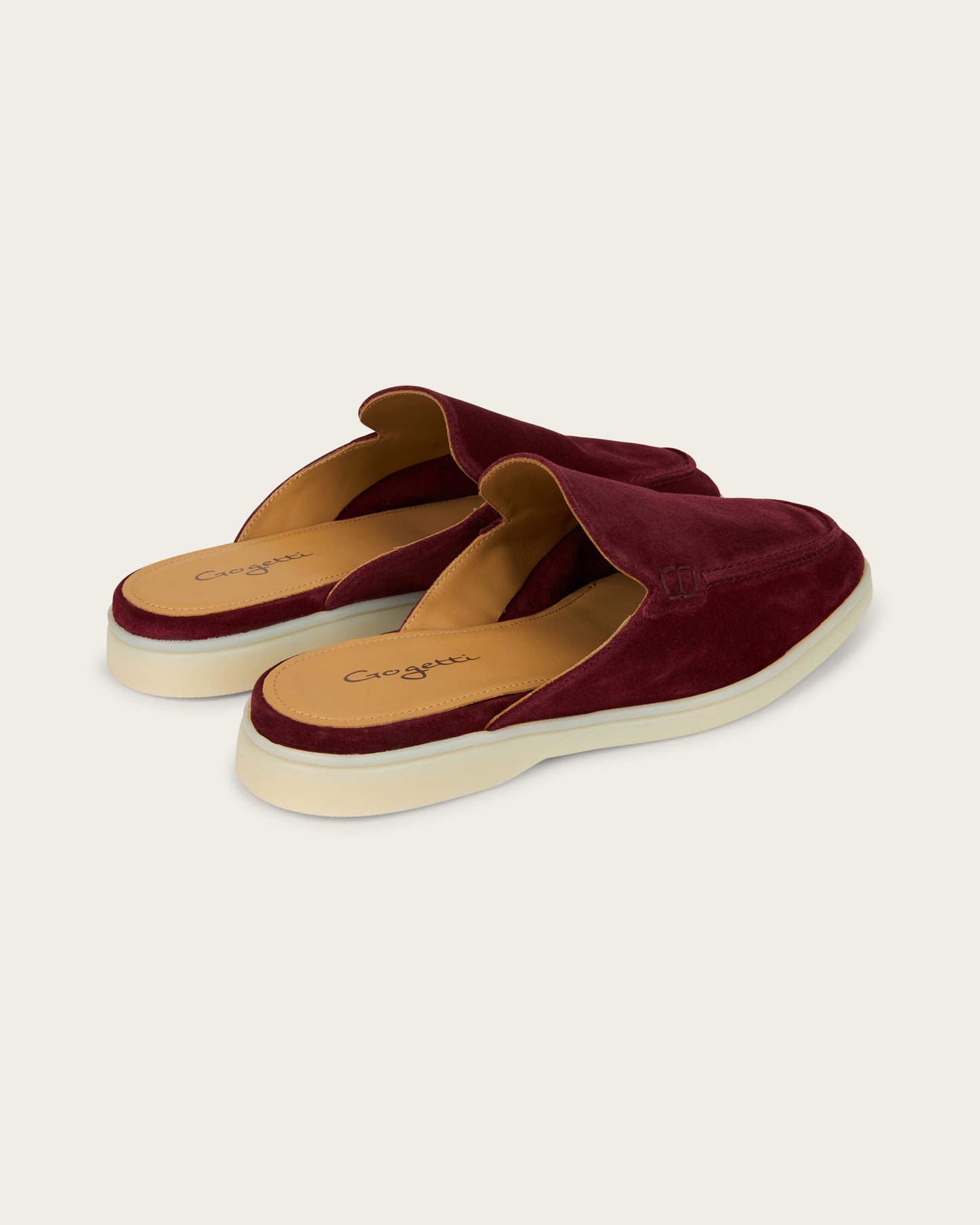 Velour Slip-on Wine Red