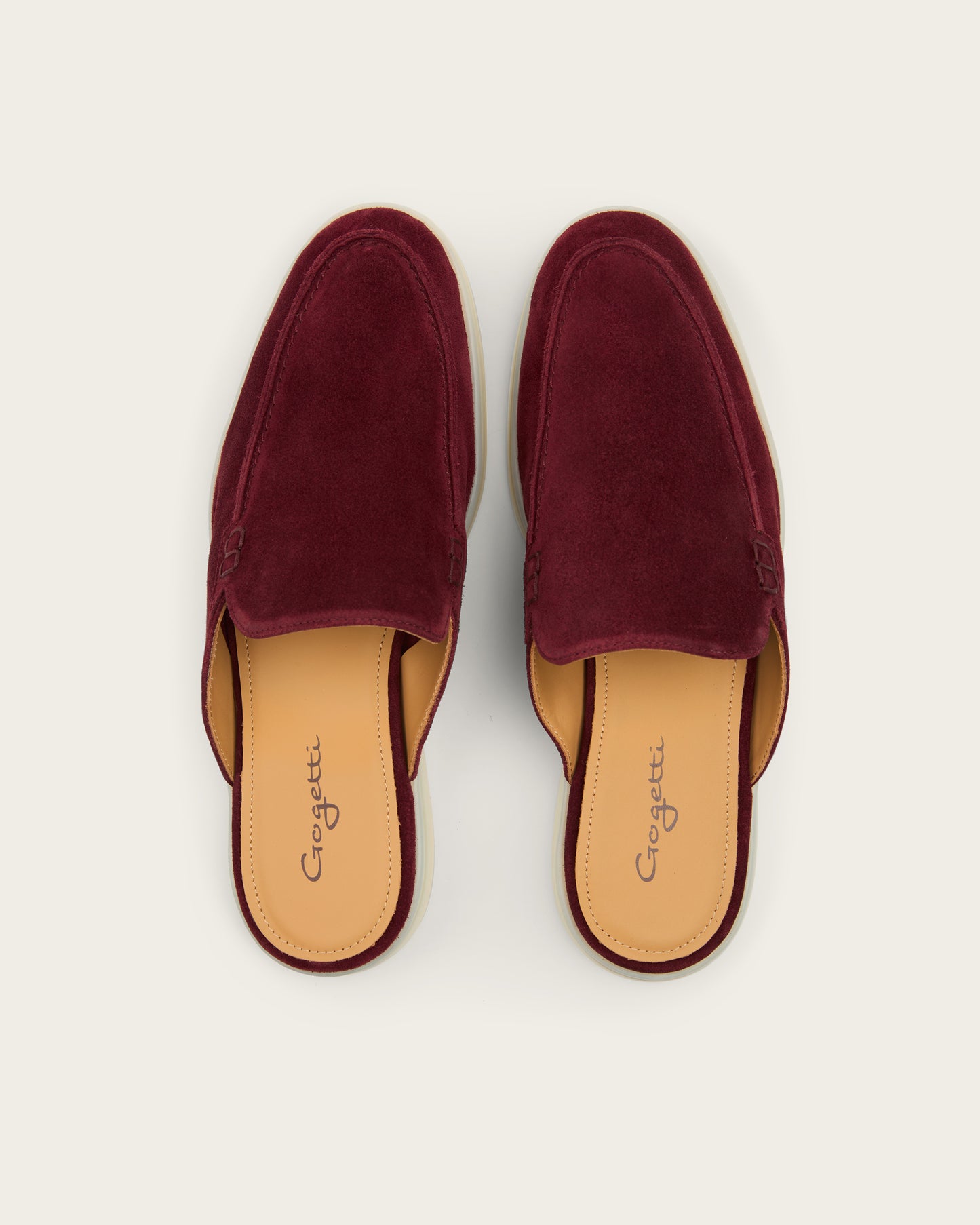 Velour Slip-on Wine Red