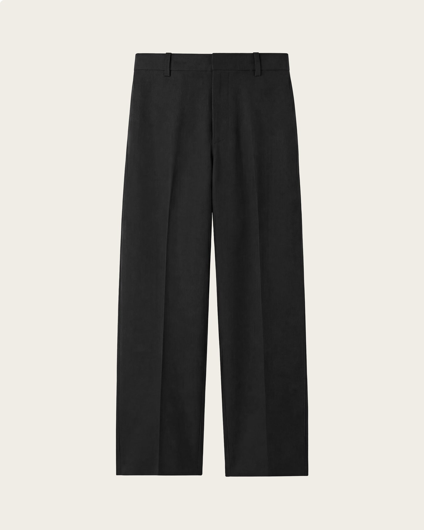 Wide Fit Tailored Trousers Midnight Black