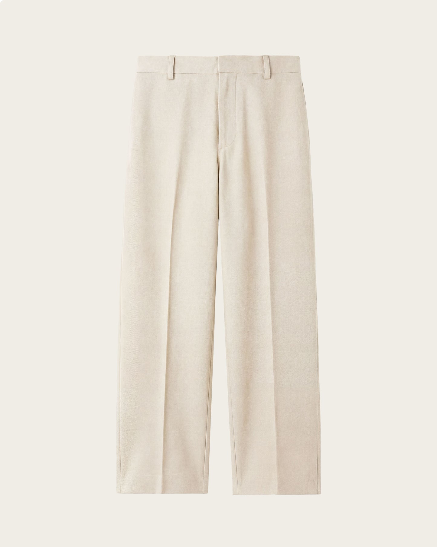 Wide Fit Tailored Trousers Vanilla Beige
