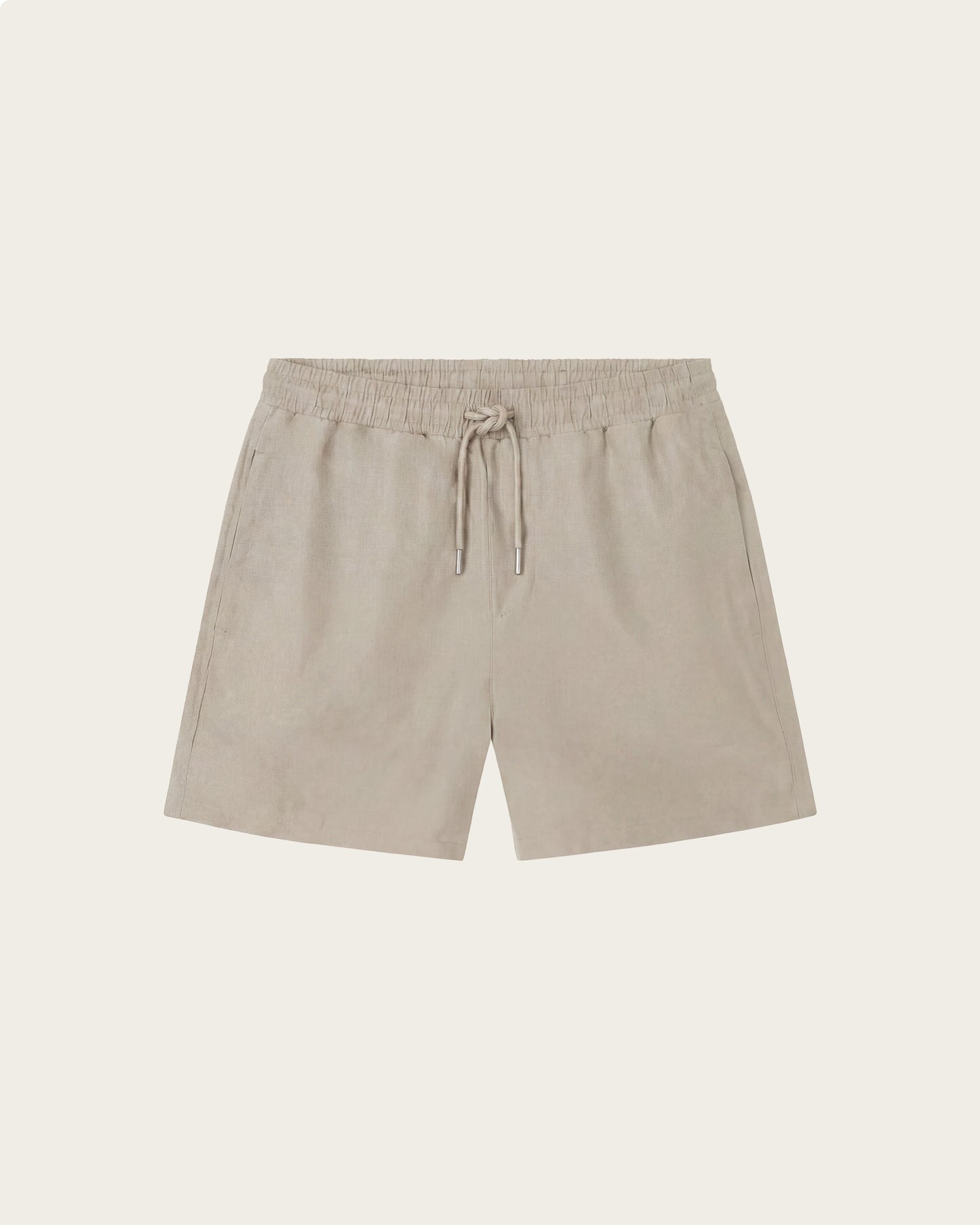 Zip Swim Shorts in Pebble Grey