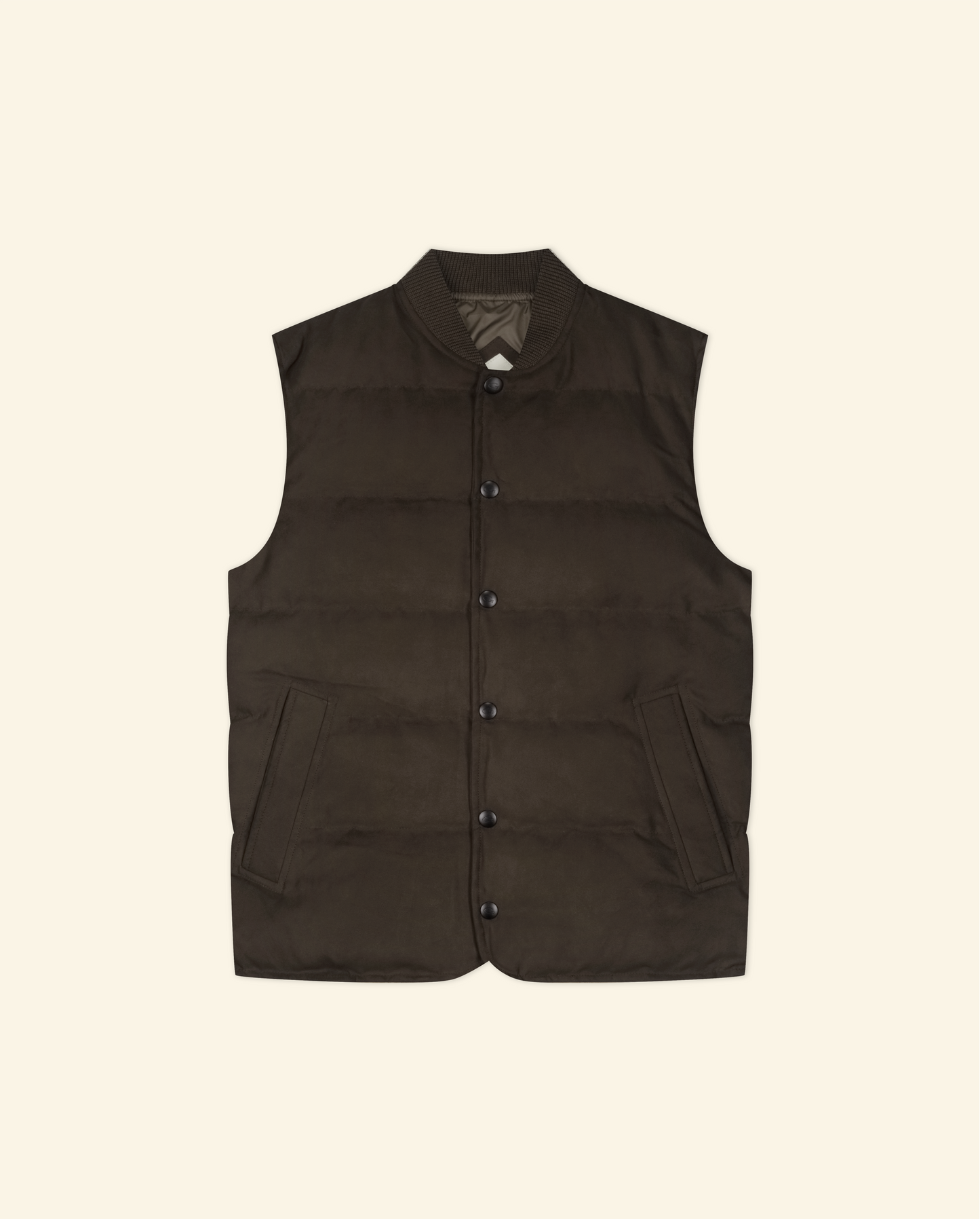 Suede Buttoned Vest