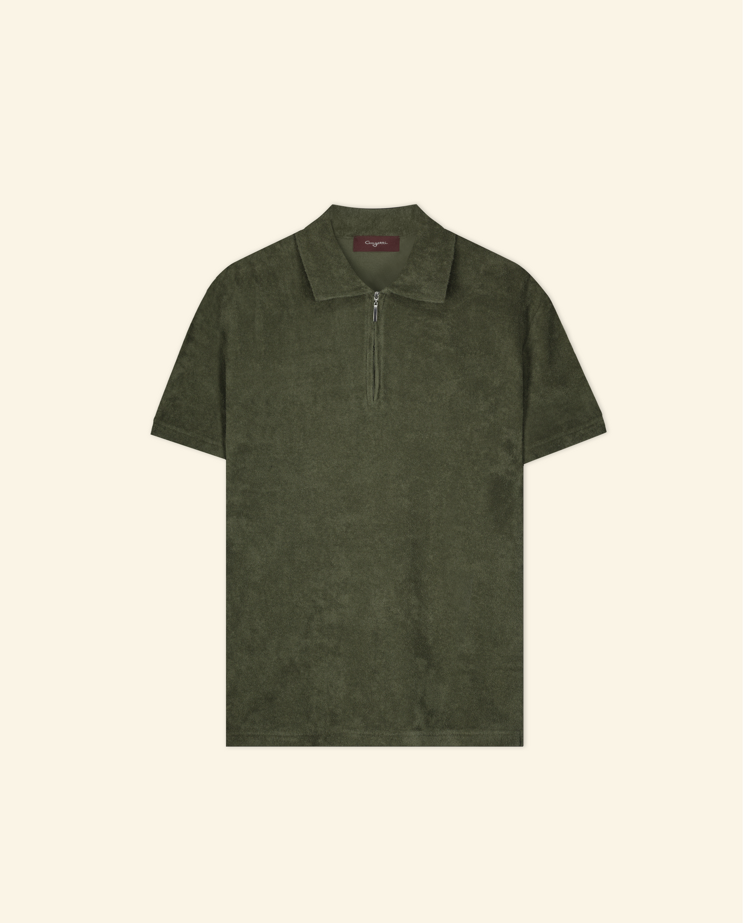Terry Cloth Polo Shirt