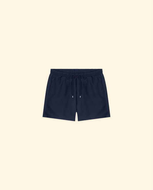 Zip Swim Shorts in Sapphire Blue